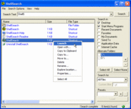 ShellSearch screenshot